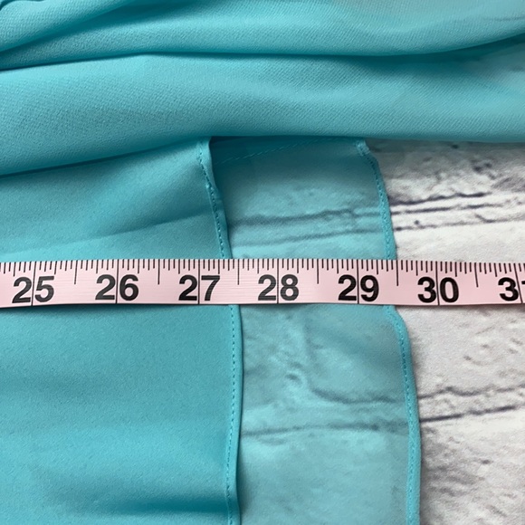 DAVID’S BRIDAL Blue Dress Size: 18 - Picture 12 of 17